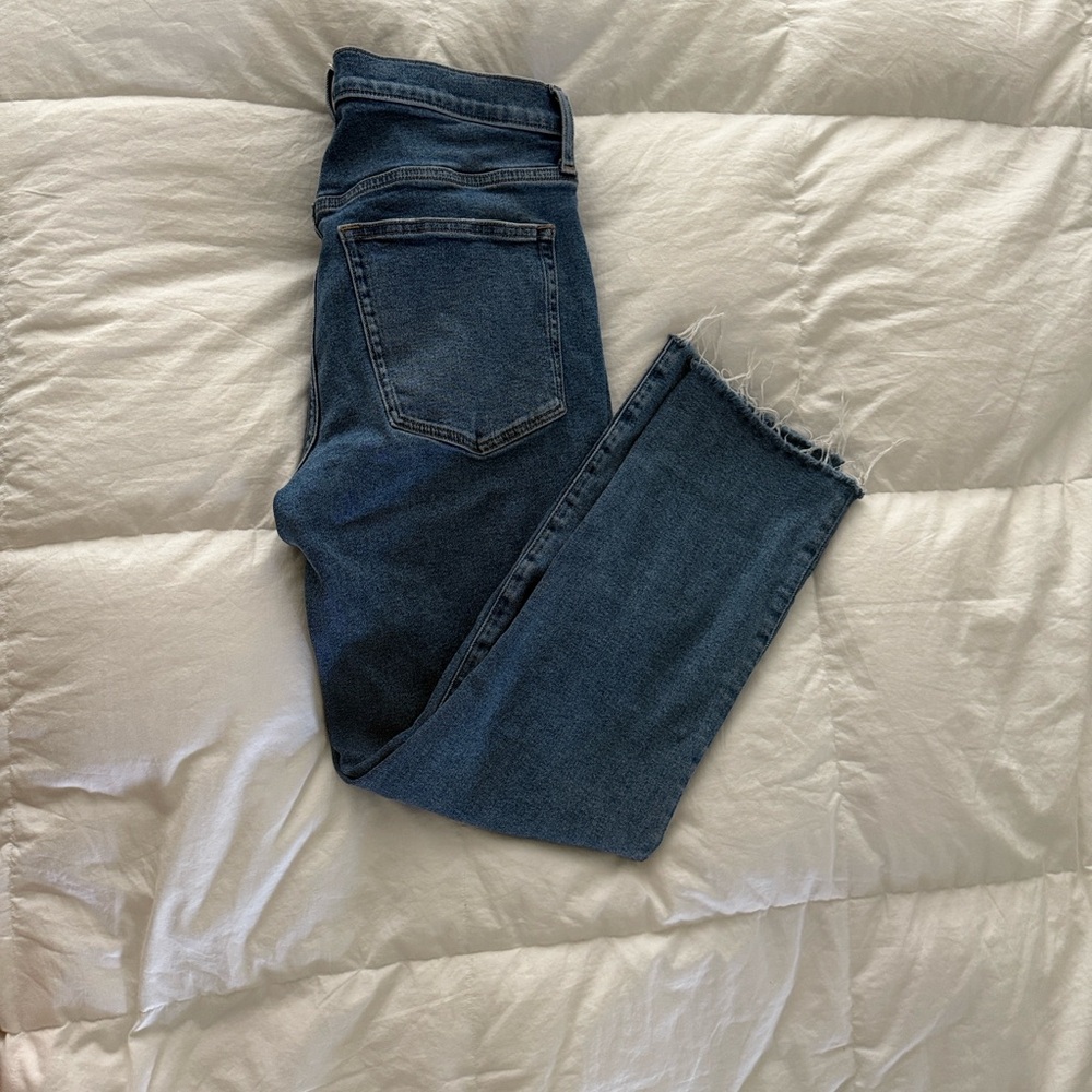 J. Crew Dark Blue Ankle Jeans